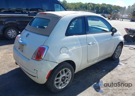 2012 Fiat 500C Pop из США, поврежденный, VIN 3C3CFFDR7CT363673